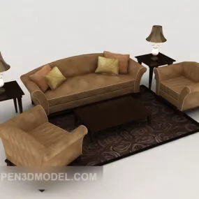Modern Minimalist Sofa Furniture 3d model