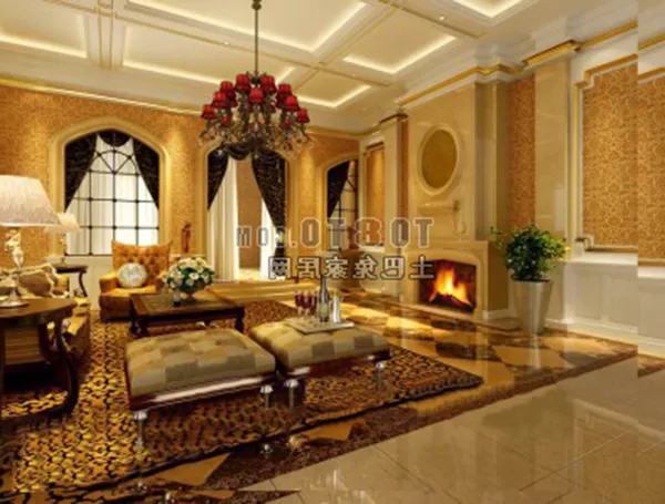 European Living Room Classic Interior 3d model European Living Room Classic Interior 3d model