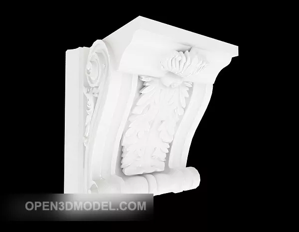 Small Plaster Line 3d model