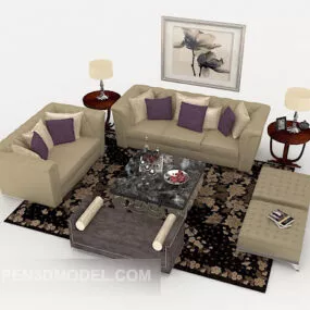 Modern Home Sofa Sets 3d model