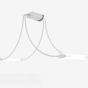 Simple Chandelier Modern Home 3d model