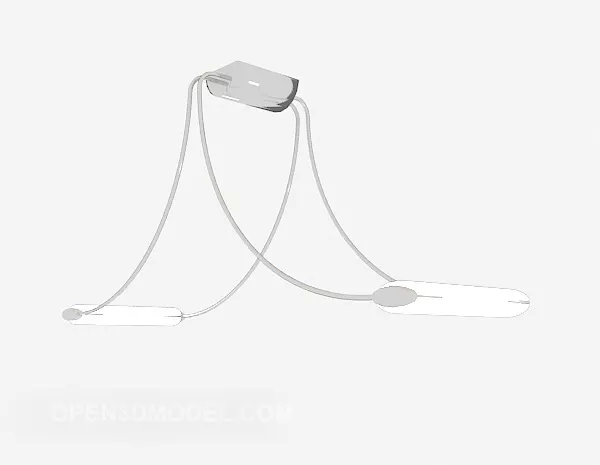 Simple Chandelier Modern Home 3d model Simple Chandelier Modern Home 3d model