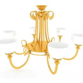 Elegant Home Chandelier 3d model