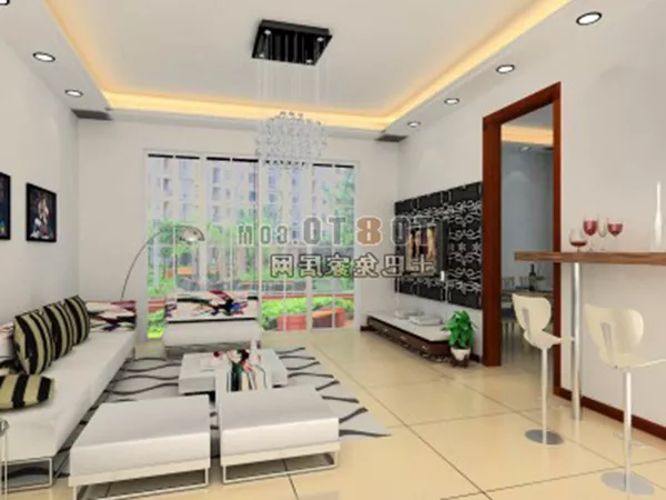 Modern Style Living Room Simple Furniture 3d model Modern Style Living Room Simple Furniture 3d model