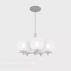 Modern Simple Chandelier For Home 3d model