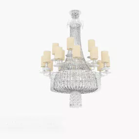 Home Crystal Chandelier Modern 3d model