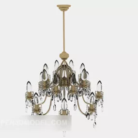 Classic Style Home Chandelier 3d model
