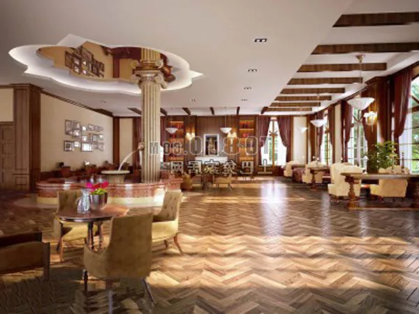 European Modern Hotel Interior 3d model European Modern Hotel Interior 3d model