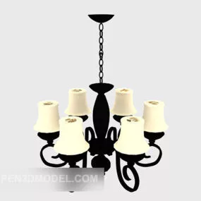 Classic Home European Chandelier 3d model