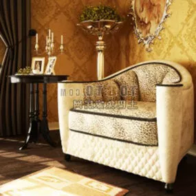 Single Sofa Luxury 3d model