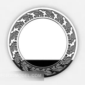 Round Mirror Decorative 3d model