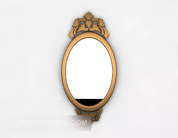Stylist Mirror With Lamp 3d model