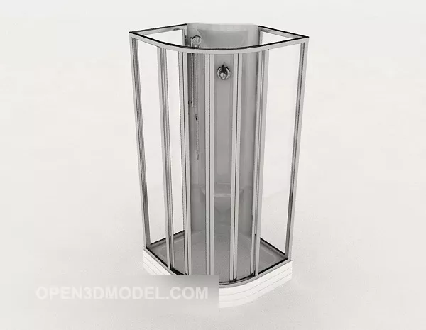 Modern Bathroom Shower Set 3d model