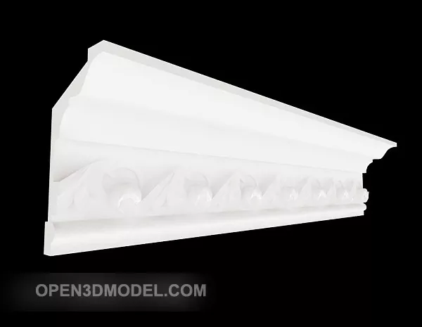Simple Plaster Line Molding 3d model Simple Plaster Line Molding 3d model