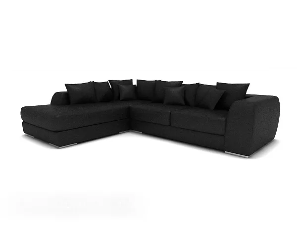 Black Home Multi-seaters Sofa 3d model Black Home Multi-seaters Sofa 3d model
