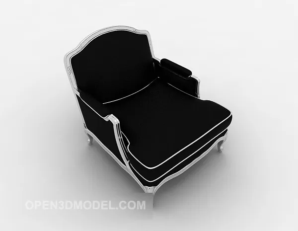 Simple Single Chair V1 3d model Simple Single Chair V1 3d model