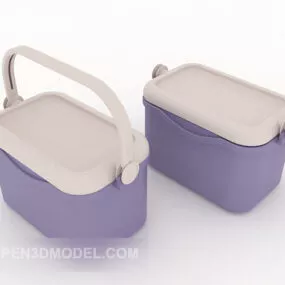 Storage Box Plastic 3d model