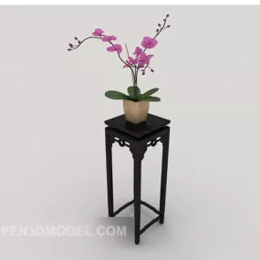 Home Potted Rack Furniture 3d model
