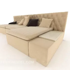 Home Leisure Multi-seaters Sofa 3d model