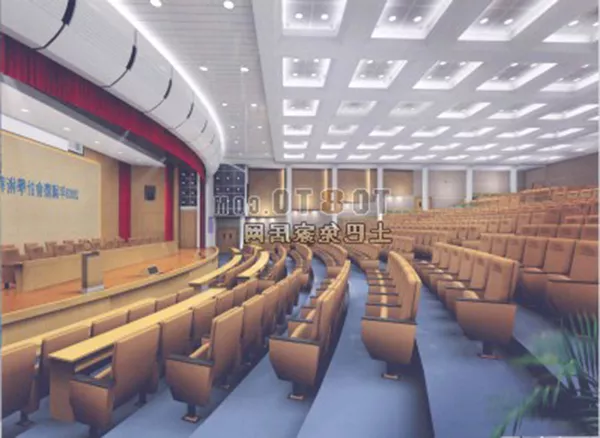 Large Conference Center Hall Interior 3d model Large Conference Center Hall Interior 3d model