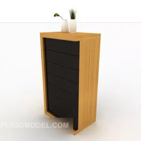 Modern Home Simple Side Cabinet 3d model