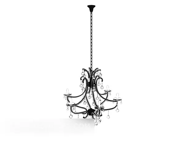 Simple Generous Home Chandelier V1 3d model Simple Generous Home Chandelier V1 3d model