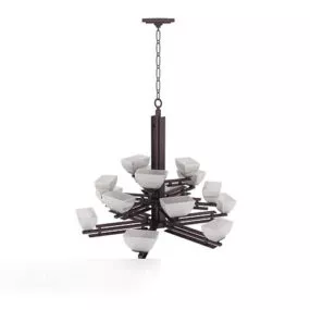Common Minimalist Small Chandelier 3d model