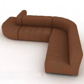 Home Corner Multi-person Sofa 3d model