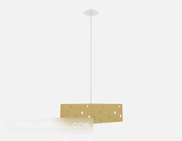 Simple Home Chandelier Triangle Shade 3d model Simple Home Chandelier Triangle Shade 3d model