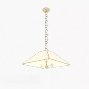 Light-colored Home Chandelier V1 3d model