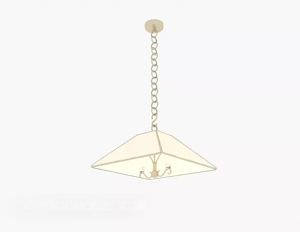 Light-colored Home Chandelier V1 3d model Light-colored Home Chandelier V1 3d model
