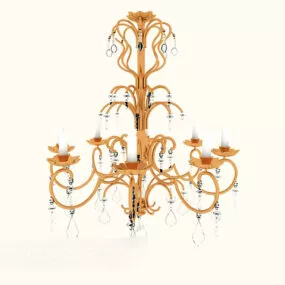 Home Craft Chandelier Vintage 3d model
