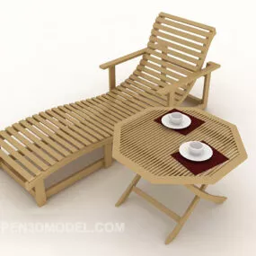 Outdoor Home Lounge Chair 3d model