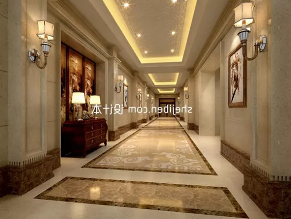Modern Design Hotel Lobby Interior 3d model Modern Design Hotel Lobby Interior 3d model