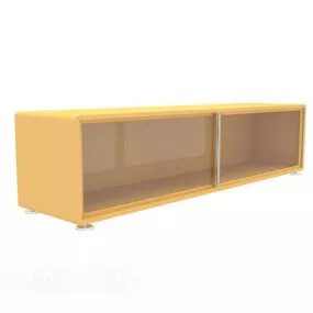 Simple Locker Side Cabinet 3d model