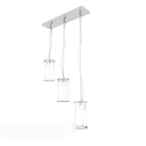 Simple Generous Chandelier 3d model