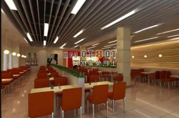 Retro Pizza Restaurant 3d model