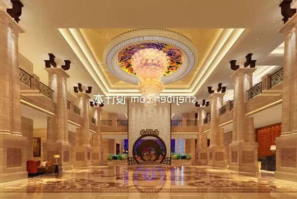 Interior Hotel Lobby Decoration 3d model Interior Hotel Lobby Decoration 3d model