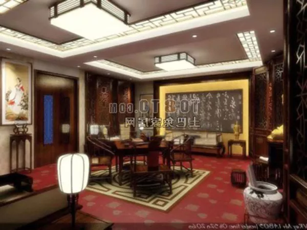 Restaurant Shophouse Building 3d model