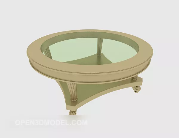 European-style Home Coffee Table 3d model European-style Home Coffee Table 3d model