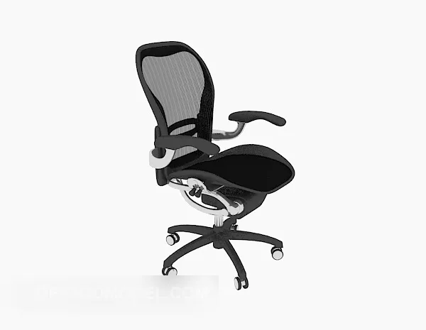 Black Mesh Chair 3d model Black Mesh Chair 3d model