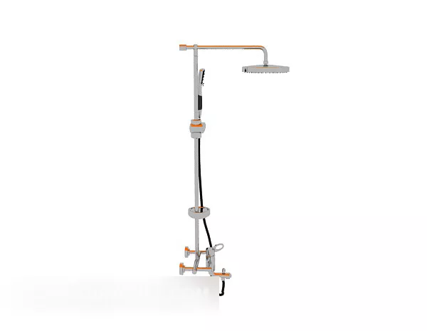 Top Shower Accessories Kohlman 3d model