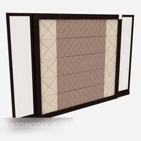Simple Tv Wall 3d model