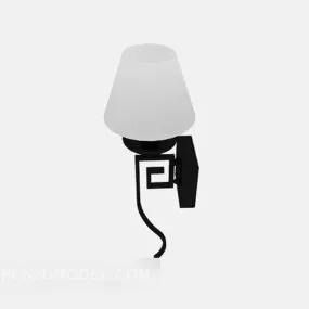 European Home Iron Wall Lamp 3d model