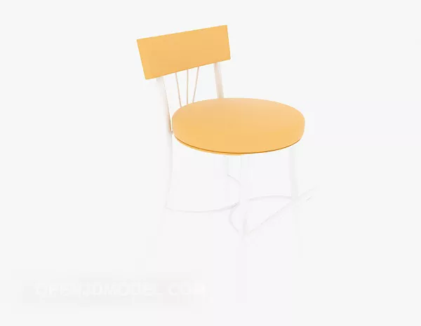 Yellow Minimalist Home Chair Furniture 3d model Yellow Minimalist Home Chair Furniture 3d model