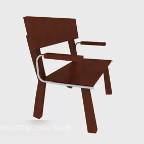 Modern Simple Lounge Chair 3d model