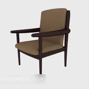 Home Furniture Simple Lounge Chair 3d model