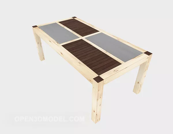 Decor Top Coffee Table 3d model Decor Top Coffee Table 3d model