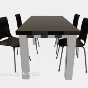 Modern Home Table Chair 3d model