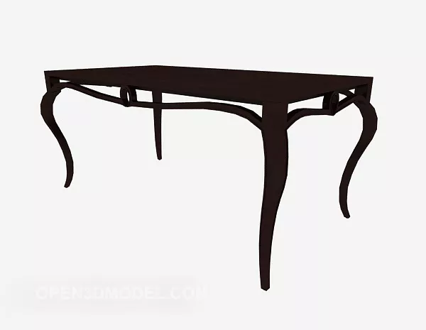 European Simple Coffee Table Classic 3d model European Simple Coffee Table Classic 3d model